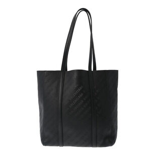 BALENCIAGA XS Perforated Black Calfskin Tote Bag